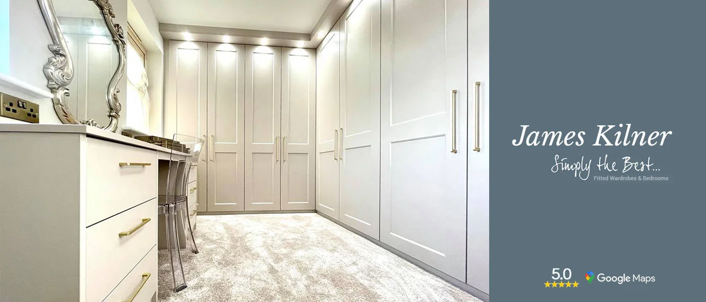 Cashmere-eclipse-hinged-wardrobe-dressing-room--walk-in-with-gold-handles-&-spotlights-fitted-in-Barnsley-slide
